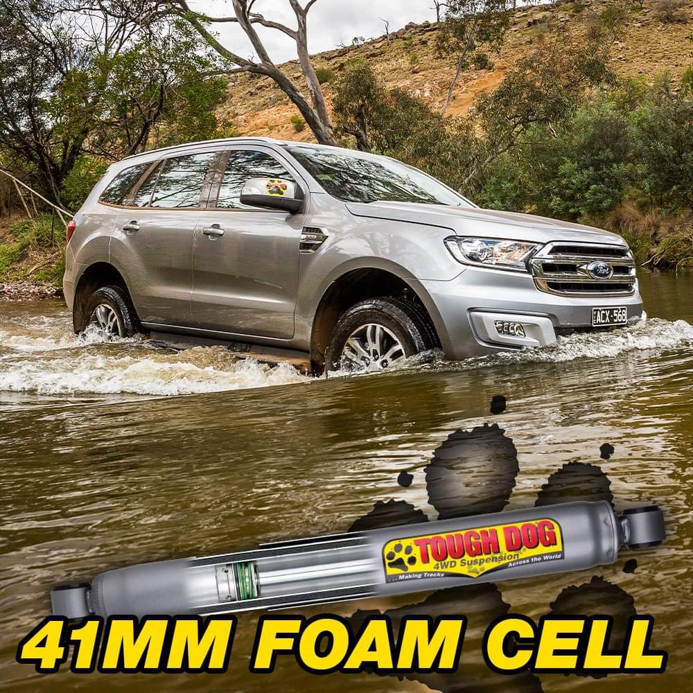 Tough Dog 41mm Bore Rear Shocks For Ford Ranger PX1, 2 & 3. 2011 Onwards