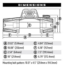 Warn VR EVO 8-S WINCH - Synthetic Rope 103251