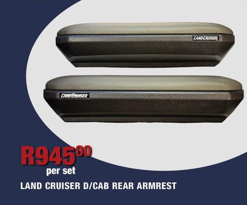 Land Cruiser 79 Rear Arm Rests GREY