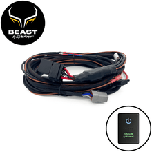 LightForce Beast 3 Mode LED Driving Light (Twinpack With Harness)